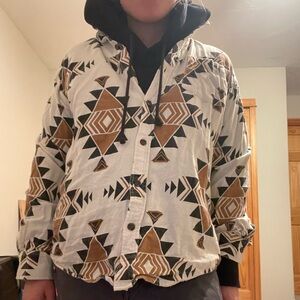 PacSun Womens Medium Patterned Flannel